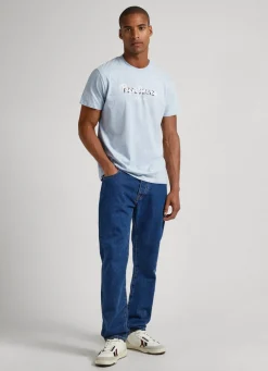 Men Pepe Jeans Logo Print T-Shirt
