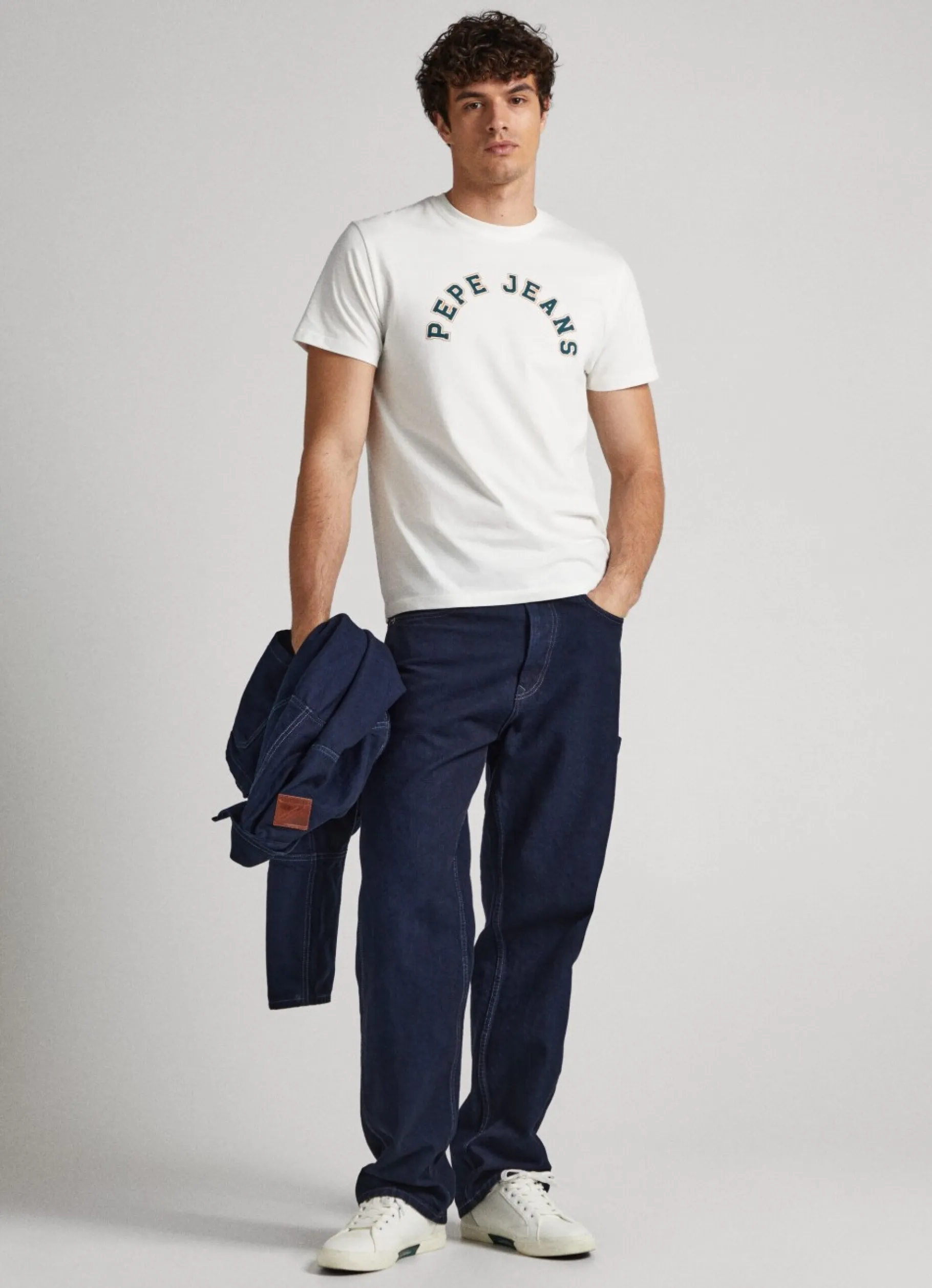 Men Pepe Jeans Logo Print T-Shirt