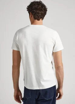 Men Pepe Jeans Logo Print T-Shirt