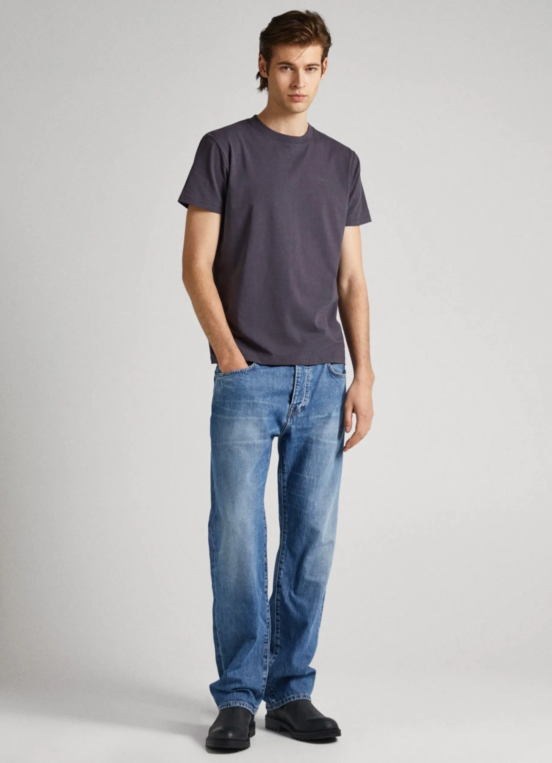 Men Pepe Jeans Logo Print T-Shirt