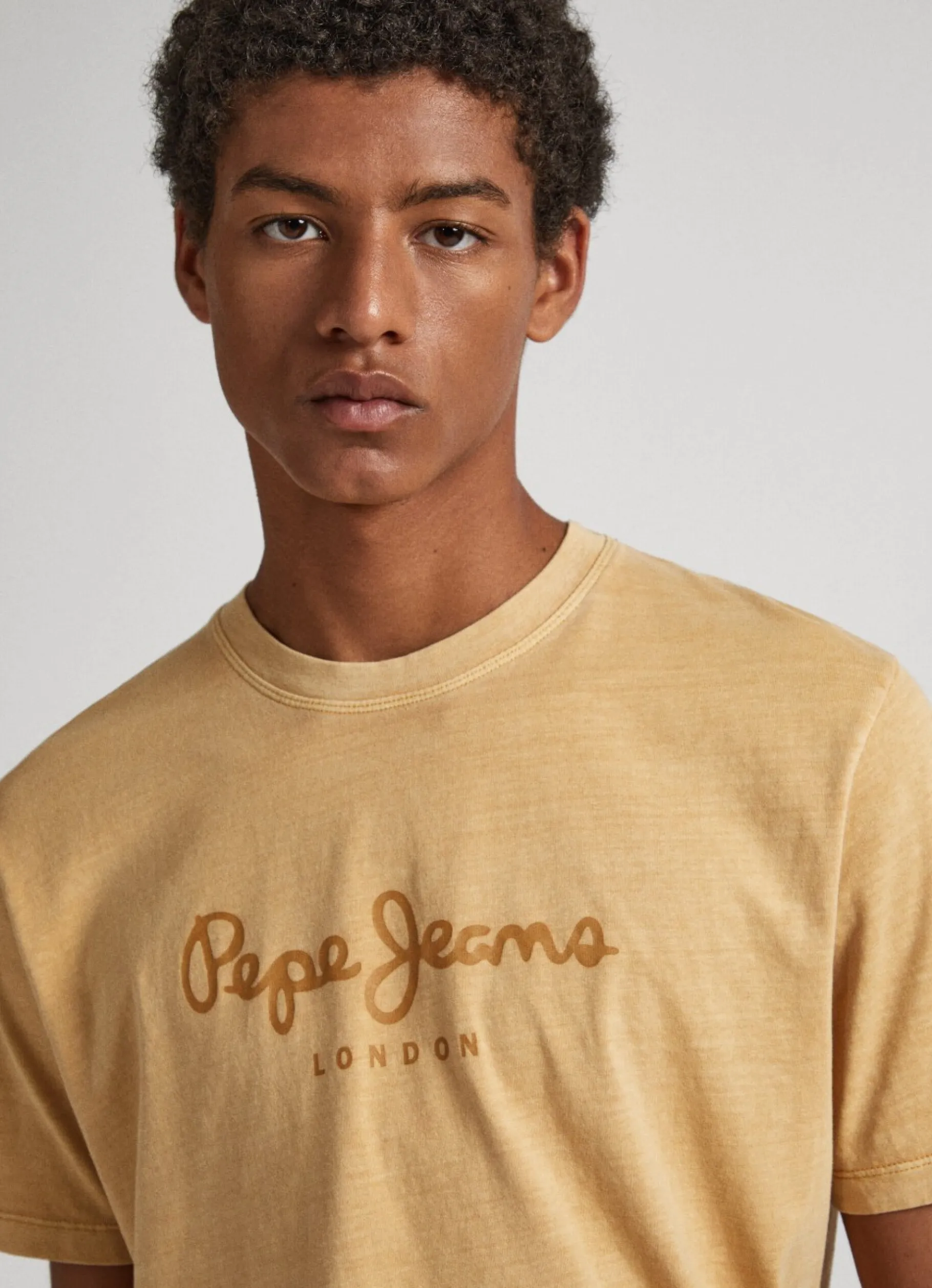 Men Pepe Jeans Logo Print T-Shirt