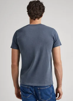 Men Pepe Jeans Logo Print T-Shirt