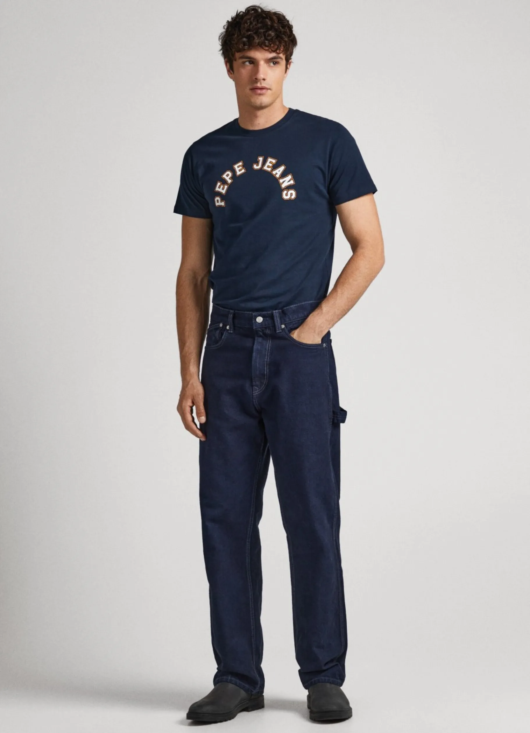 Men Pepe Jeans Logo Print T-Shirt
