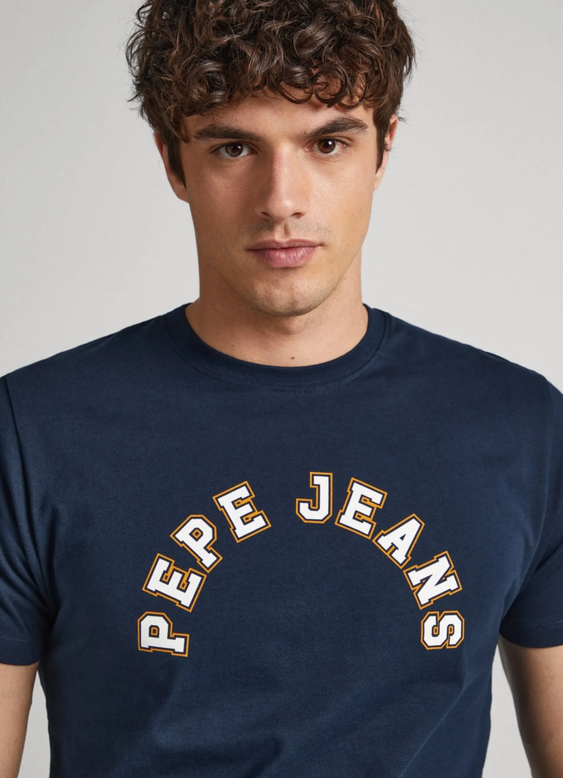 Men Pepe Jeans Logo Print T-Shirt