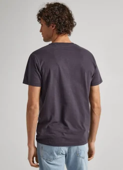 Men Pepe Jeans Logo Print T-Shirt