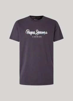 Men Pepe Jeans Logo Print T-Shirt