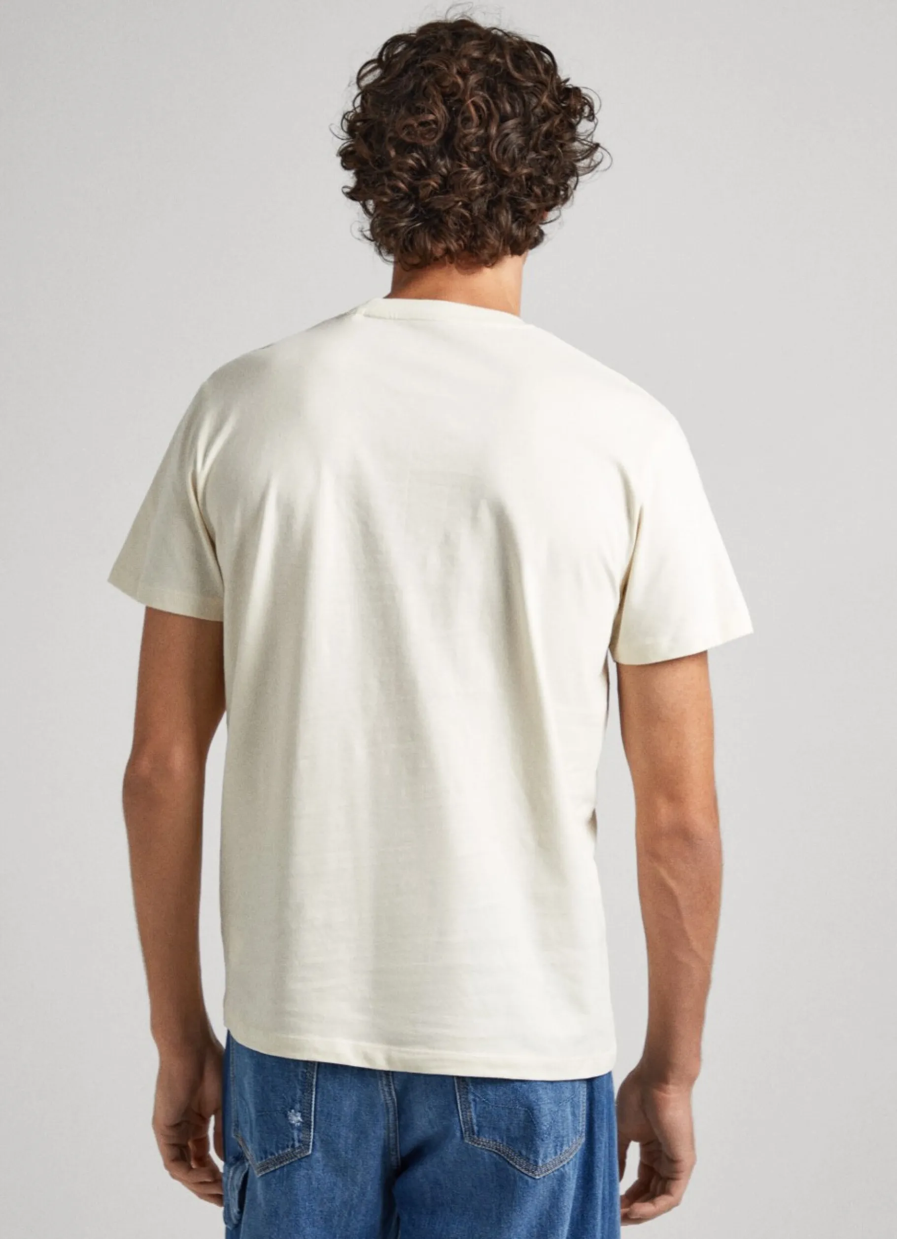 Men Pepe Jeans Logo Print T-Shirt