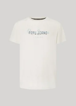 Men Pepe Jeans Logo Print T-Shirt