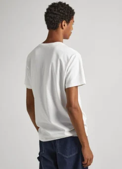Men Pepe Jeans Logo Print T-Shirt