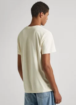 Men Pepe Jeans Logo Print T-Shirt