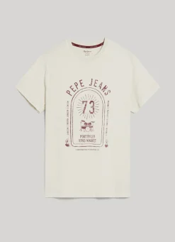 Men Pepe Jeans Logo Print T-Shirt
