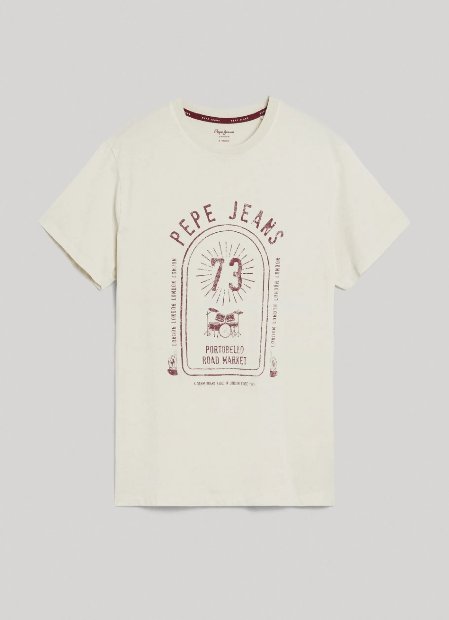 Men Pepe Jeans Logo Print T-Shirt
