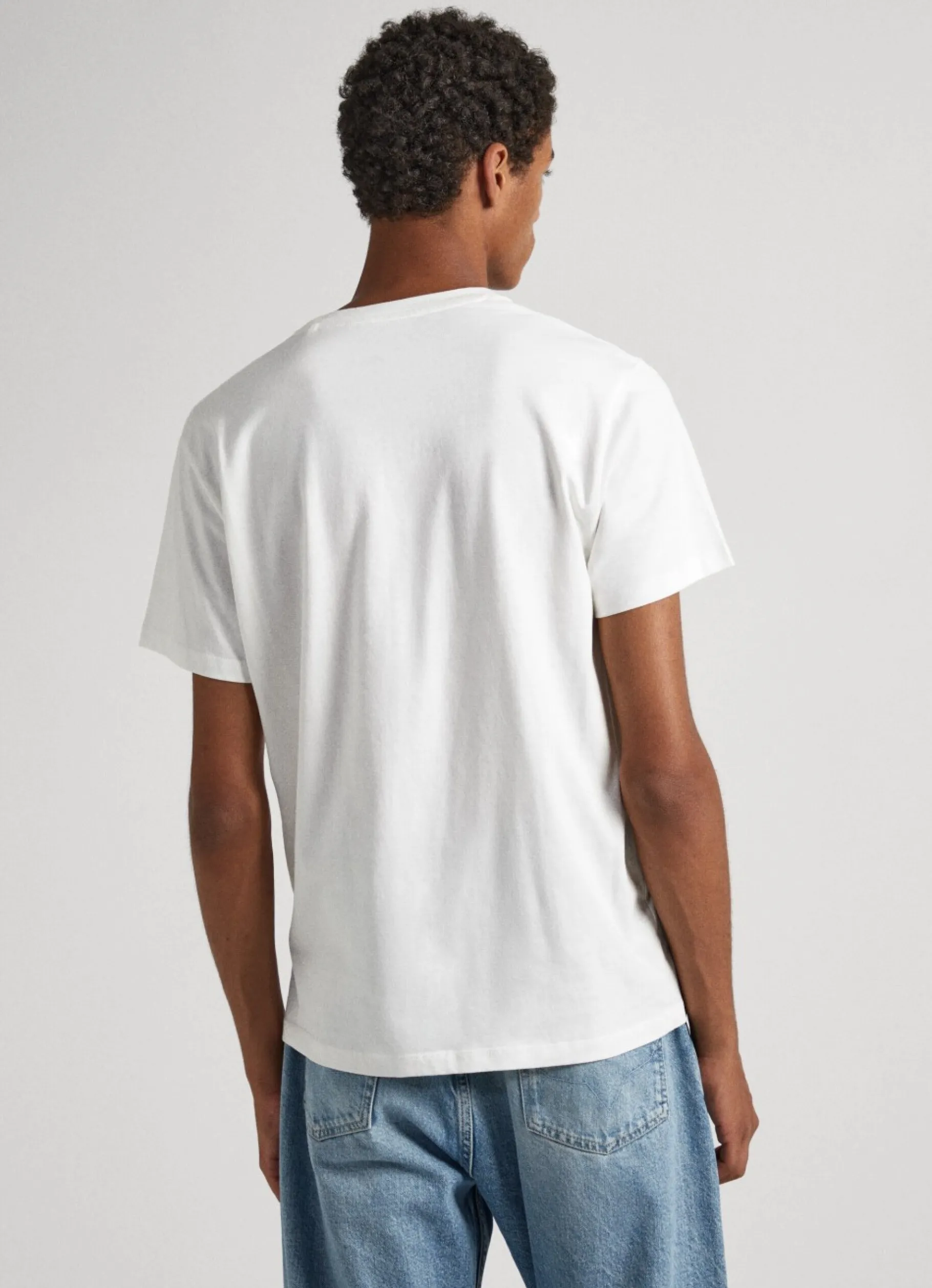 Men Pepe Jeans Logo Print T-Shirt
