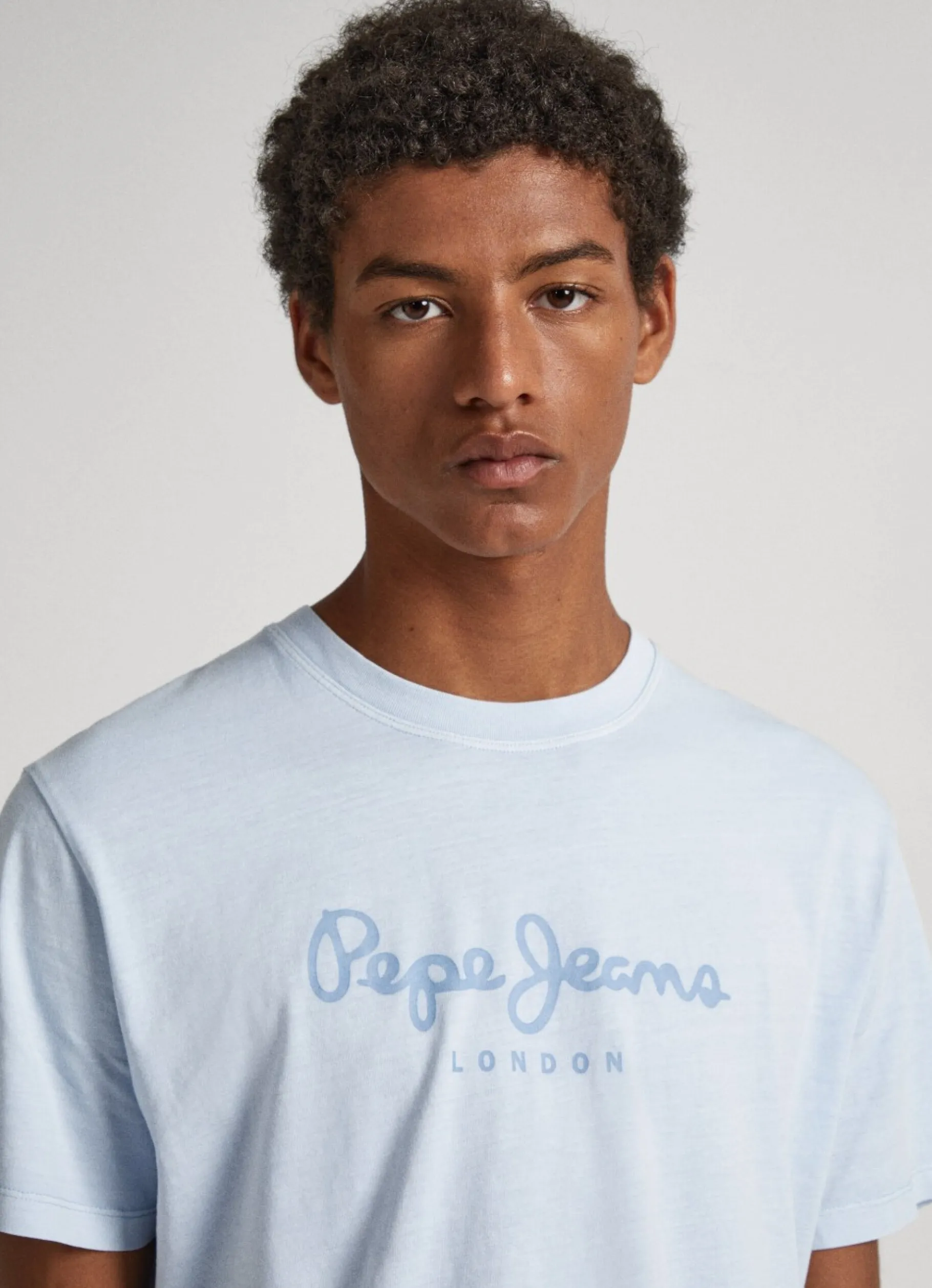 Men Pepe Jeans Logo Print T-Shirt