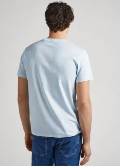Men Pepe Jeans Logo Print T-Shirt