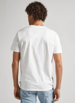 Men Pepe Jeans Logo Print T-Shirt