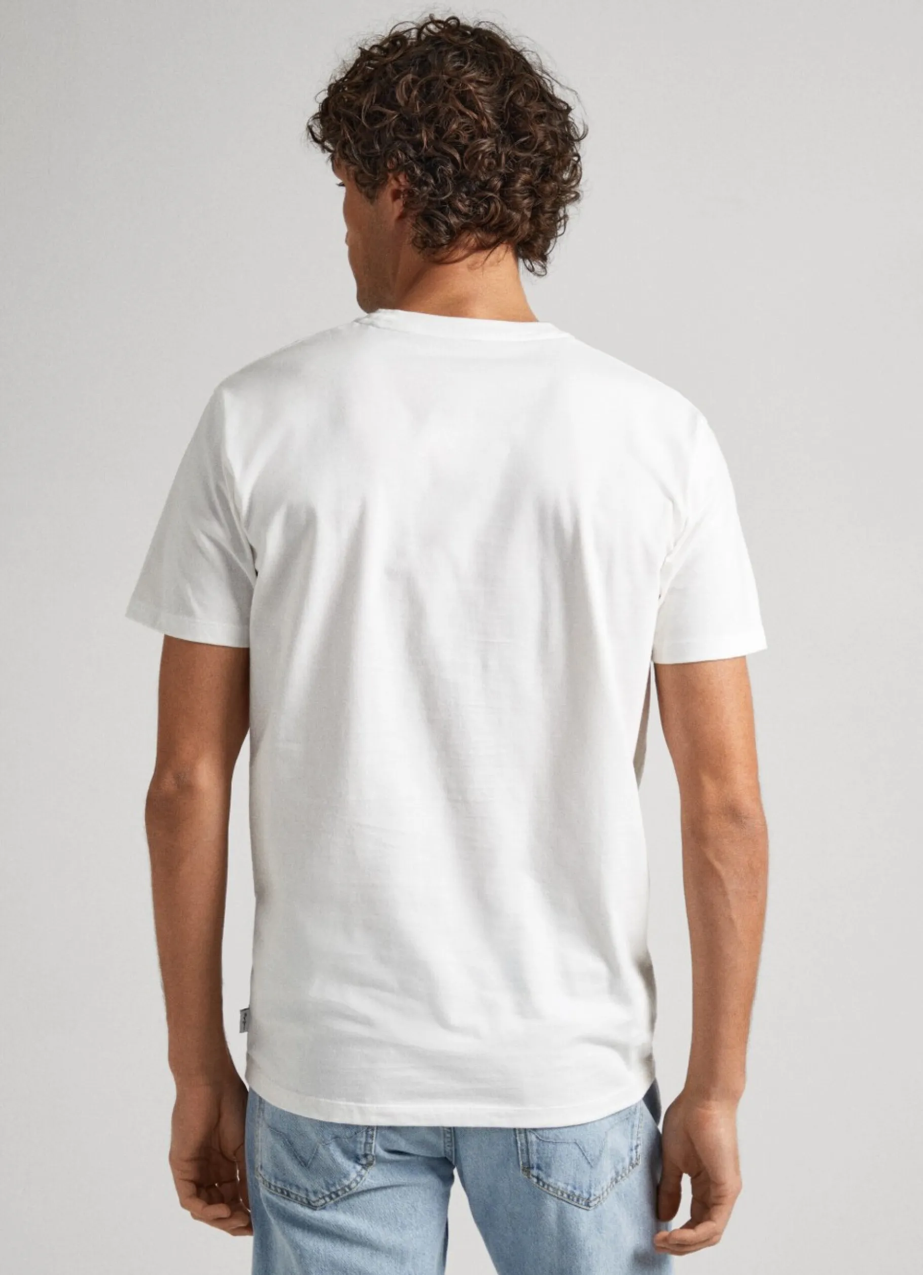 Men Pepe Jeans Logo Print T-Shirt