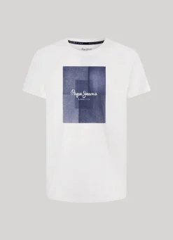 Men Pepe Jeans Logo Print T-Shirt
