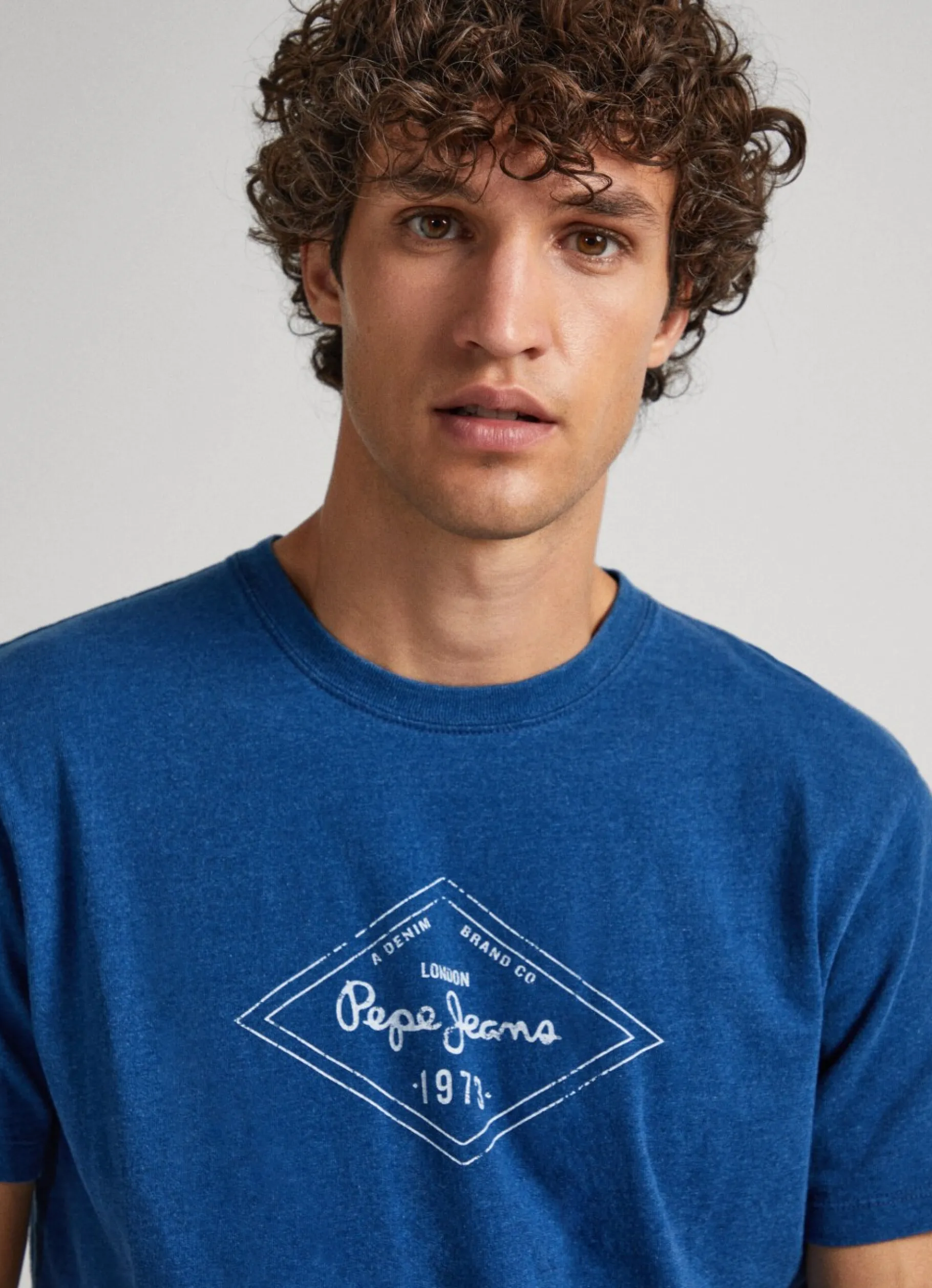 Men Pepe Jeans Logo Print T-Shirt