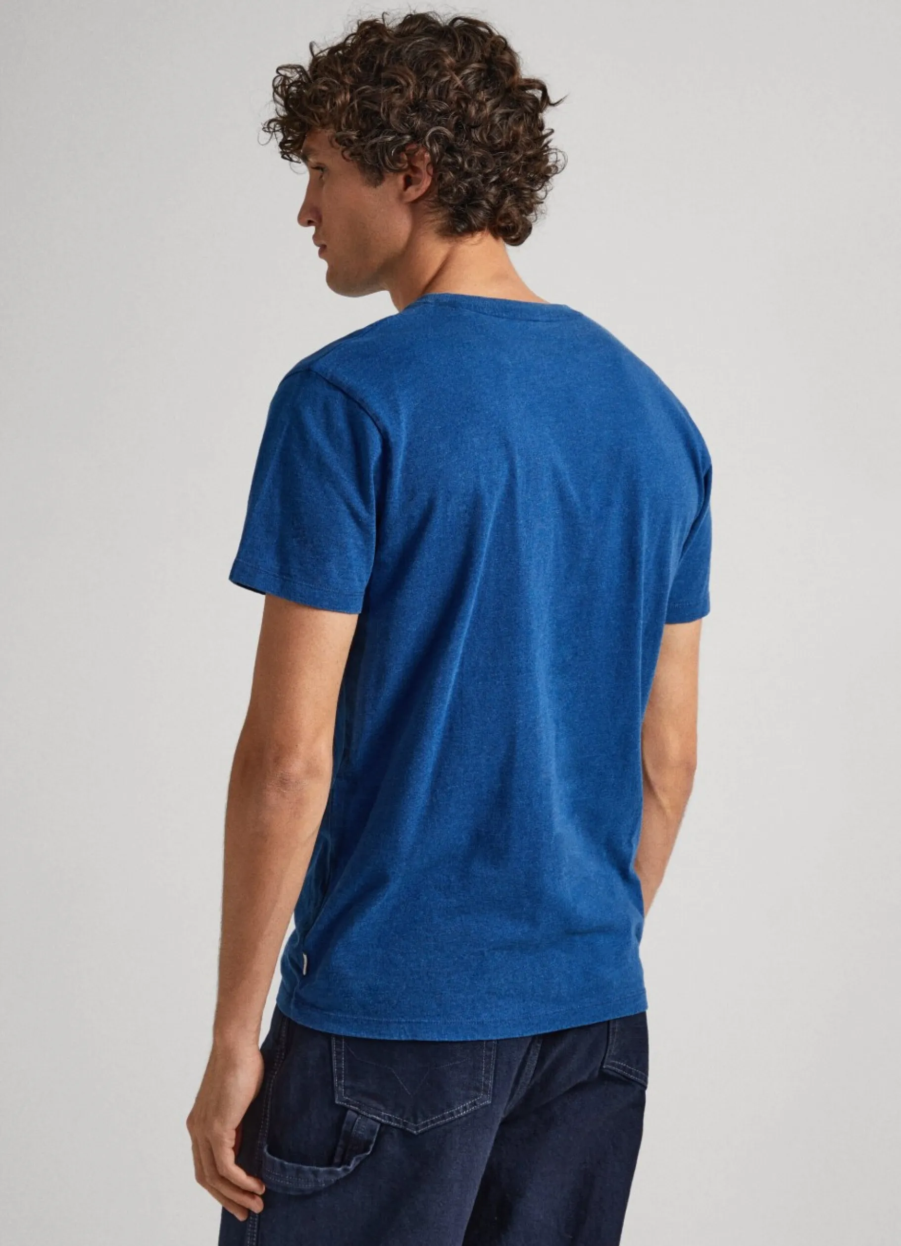 Men Pepe Jeans Logo Print T-Shirt