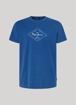 Men Pepe Jeans Logo Print T-Shirt