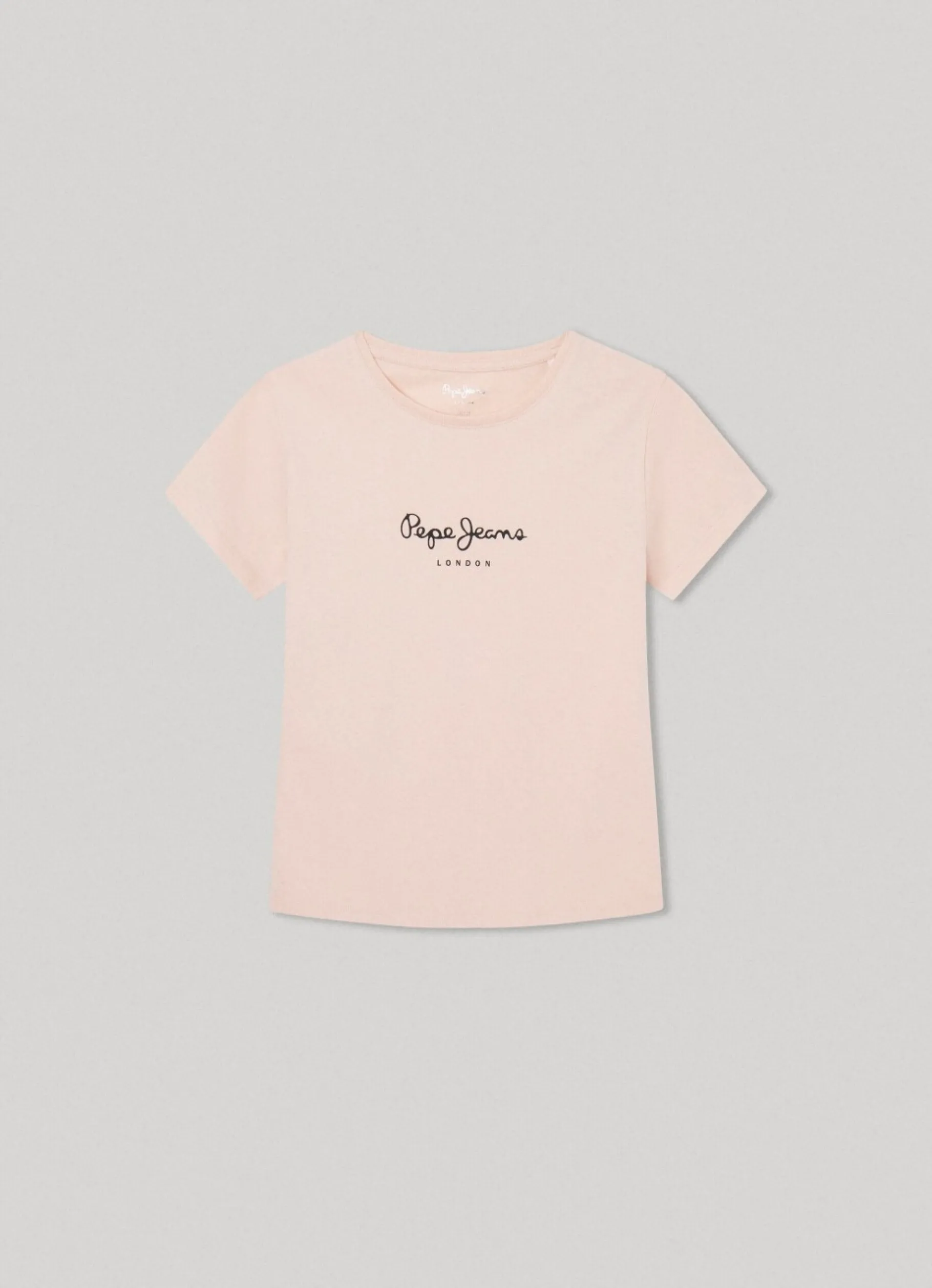 Girl Pepe Jeans Logo Print T-Shirt