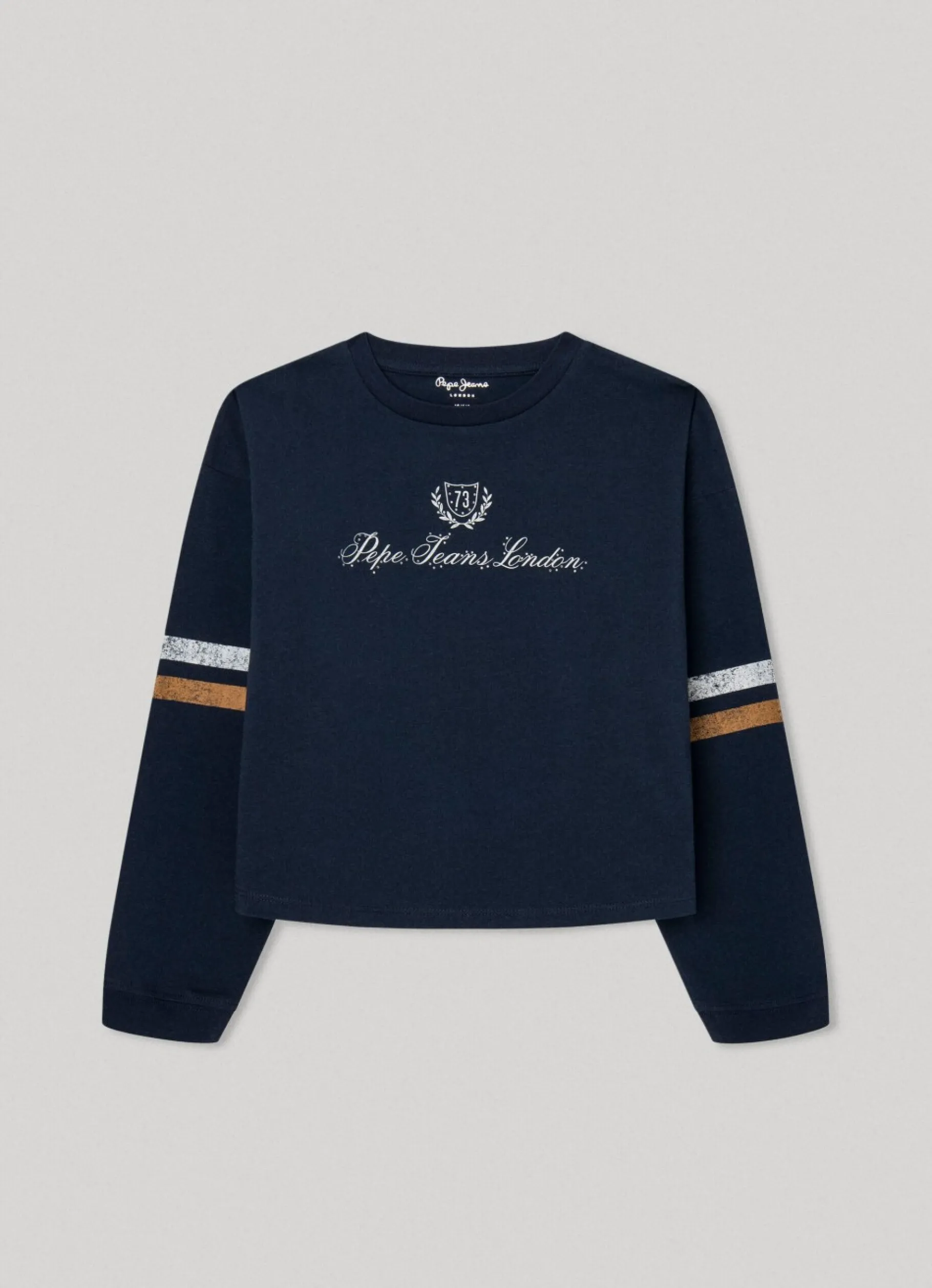 Girl Pepe Jeans Logo Print T-Shirt
