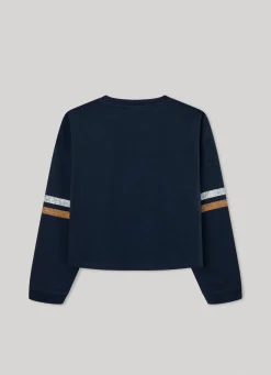 Girl Pepe Jeans Logo Print T-Shirt