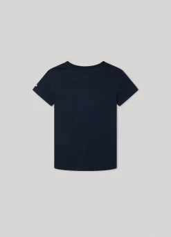 Boy Pepe Jeans Logo Print T-Shirt