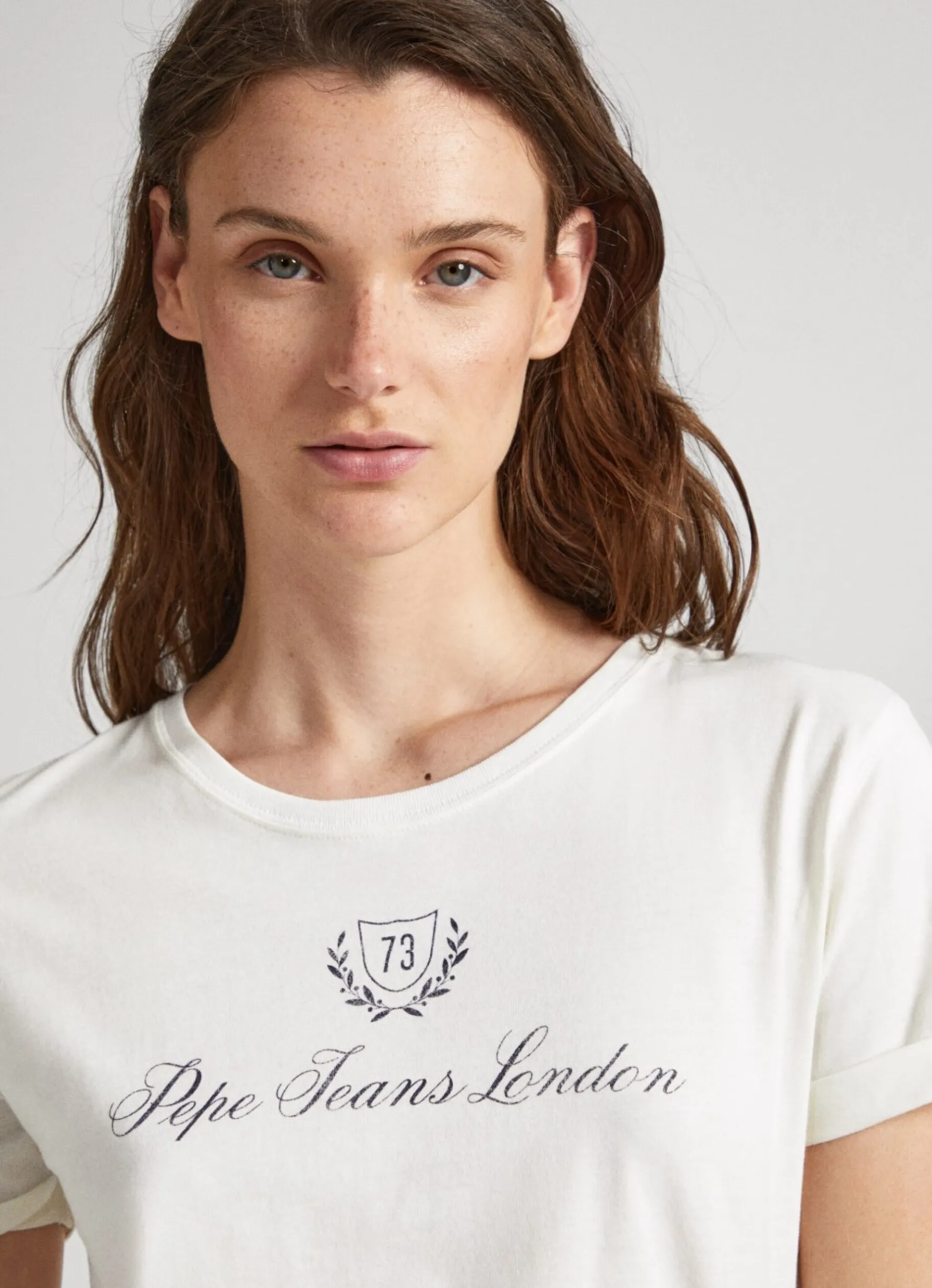 Women Pepe Jeans Logo Print T-Shirt