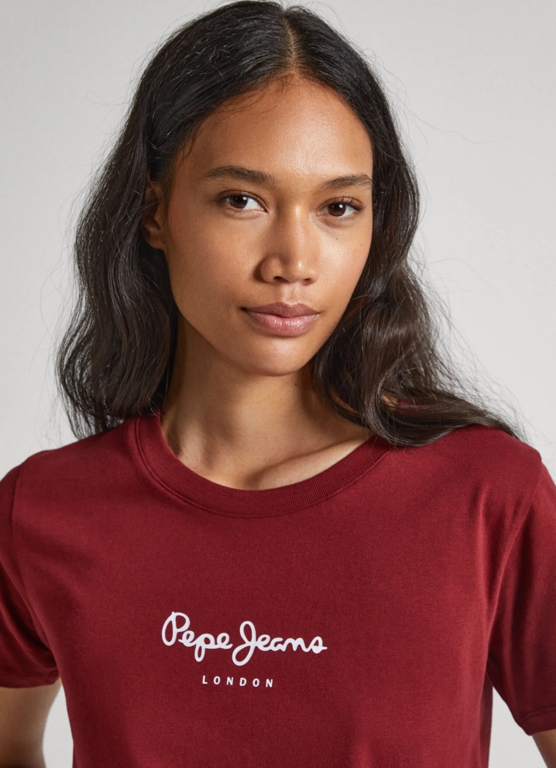 Women Pepe Jeans Logo Print T-Shirt