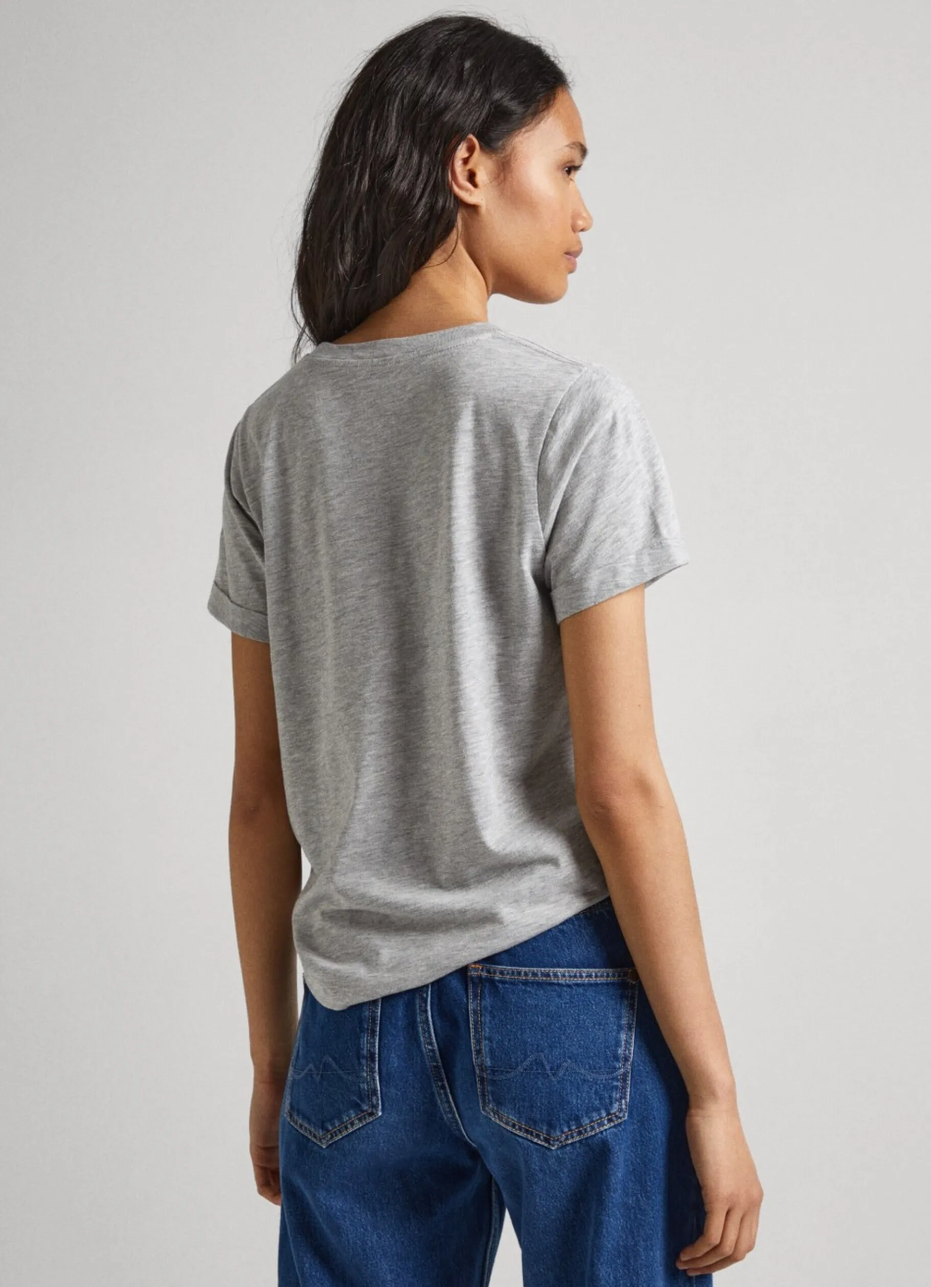 Women Pepe Jeans Logo Print T-Shirt