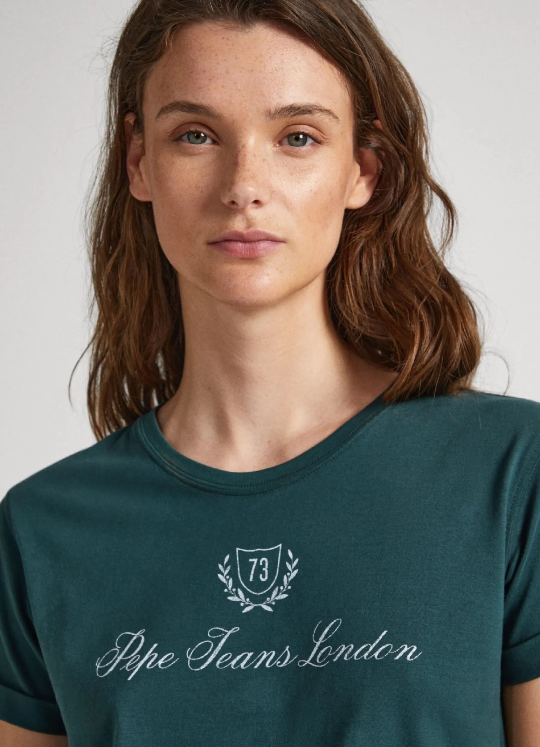 Women Pepe Jeans Logo Print T-Shirt