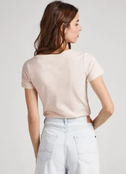 Women Pepe Jeans Logo Print T-Shirt