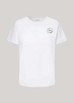 Women Pepe Jeans Logo Print T-Shirt