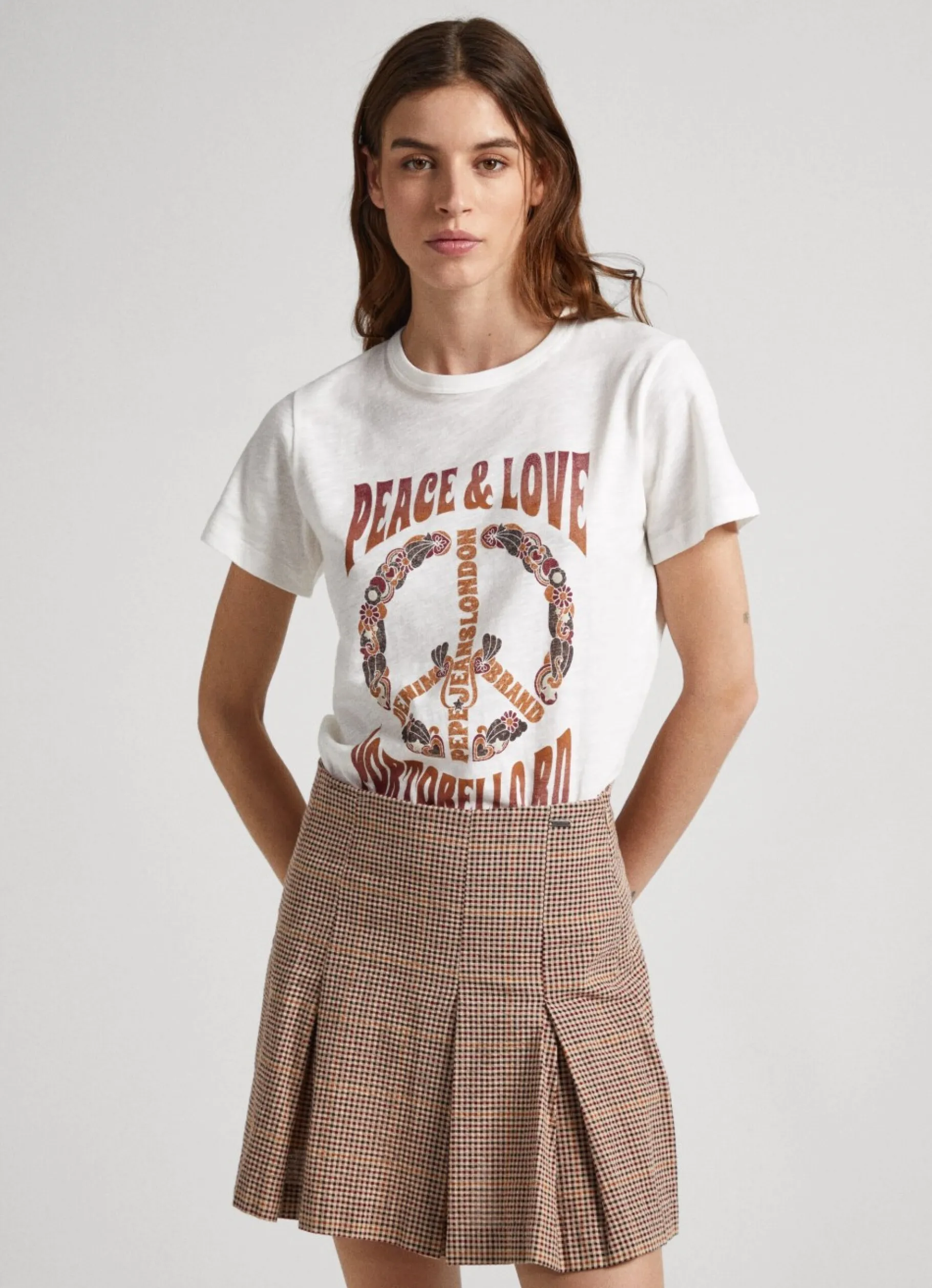 Women Pepe Jeans Logo Print T-Shirt