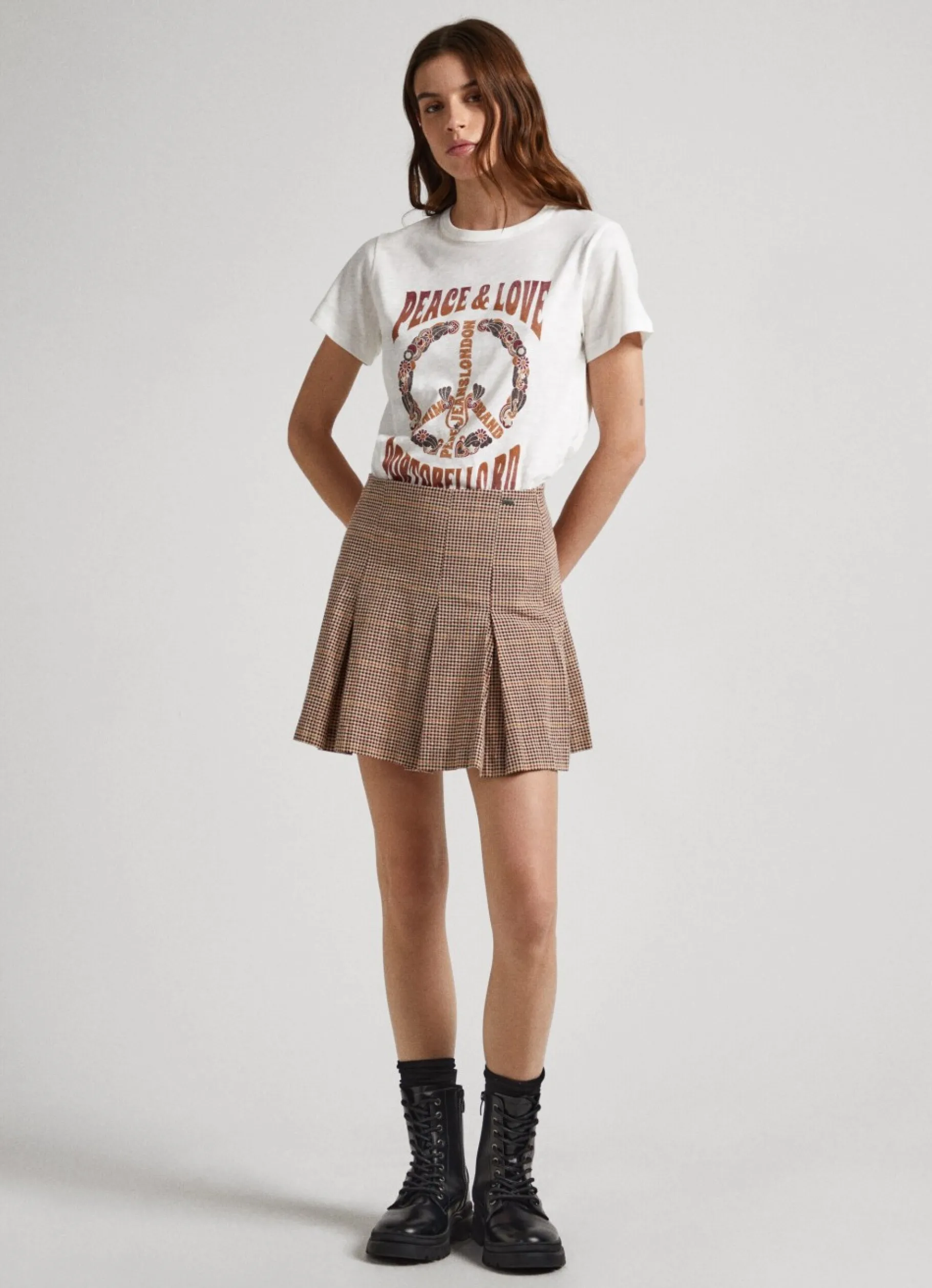 Women Pepe Jeans Logo Print T-Shirt