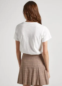 Women Pepe Jeans Logo Print T-Shirt