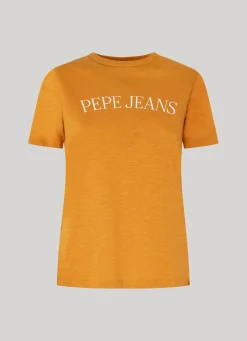 Women Pepe Jeans Logo Print T-Shirt