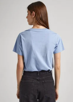 Women Pepe Jeans Logo Print T-Shirt