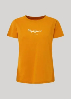 Women Pepe Jeans Logo Print T-Shirt