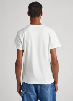 Men Pepe Jeans Logo Printed T-Shirt