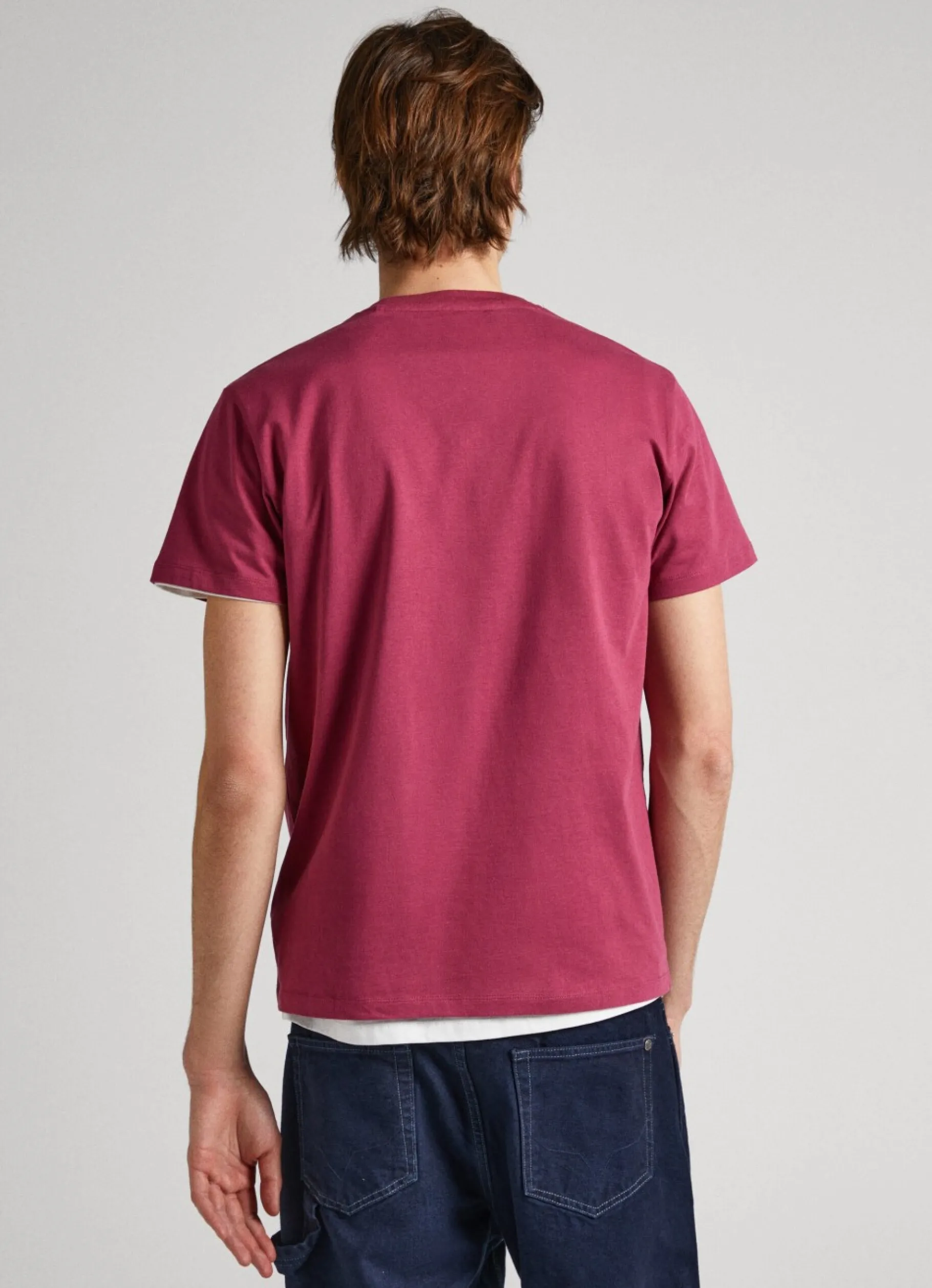 Men Pepe Jeans Logo Printed T-Shirt