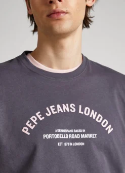 Men Pepe Jeans Logo Printed T-Shirt