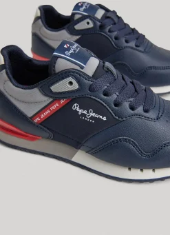 Boy Pepe Jeans London Bright Running Shoes