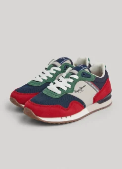 Boy Pepe Jeans London Forest Running Shoes