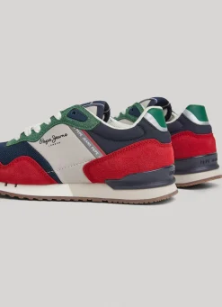 Boy Pepe Jeans London Forest Running Shoes