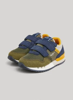 Boy Pepe Jeans London Forest Running Shoes