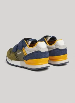 Boy Pepe Jeans London Forest Running Shoes