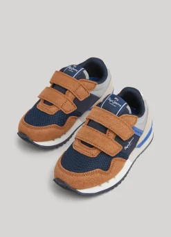 Boy Pepe Jeans London Forest Running Shoes